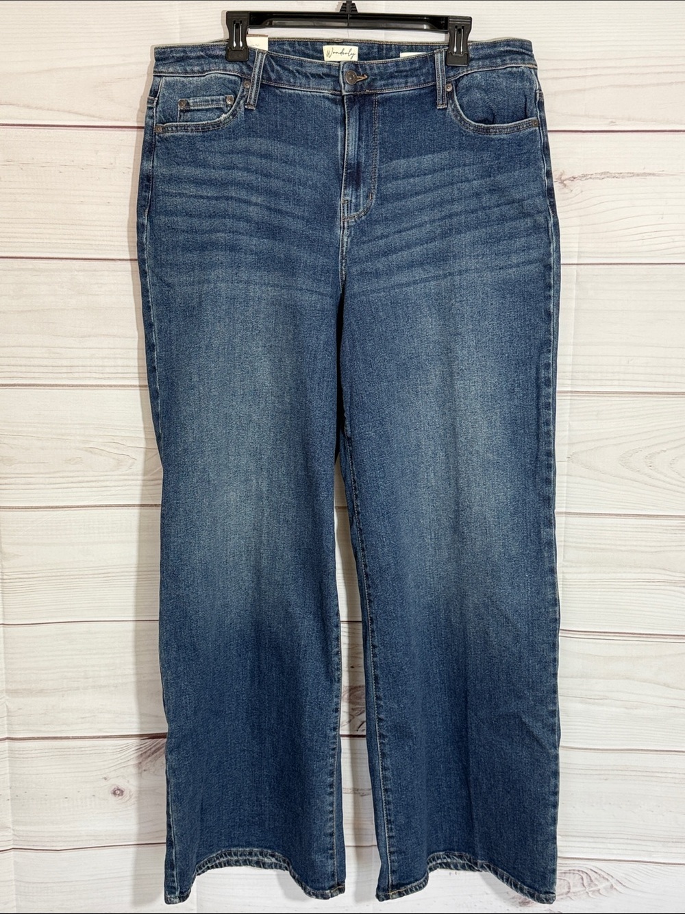 NWT Wonderly High-Rise Wide Leg Denim Jeans Size 16W